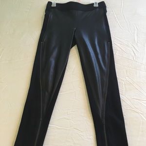 BCBG MaxAzria leather leggings